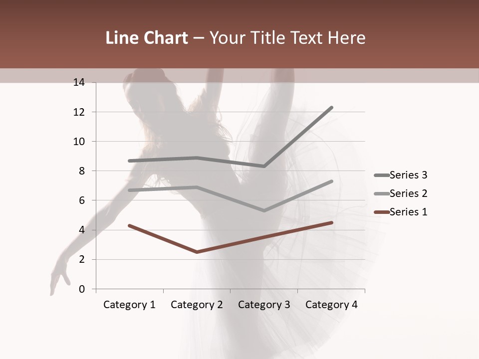 Woman Pose Cool PowerPoint Template