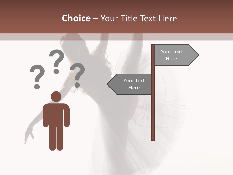 Woman Pose Cool PowerPoint Template