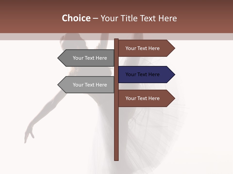 Woman Pose Cool PowerPoint Template