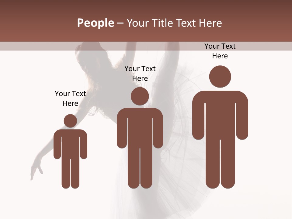 Woman Pose Cool PowerPoint Template