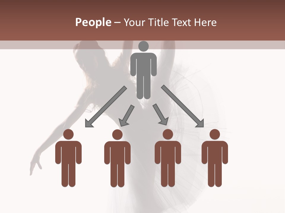 Woman Pose Cool PowerPoint Template