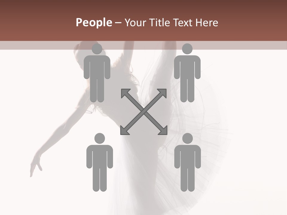 Woman Pose Cool PowerPoint Template