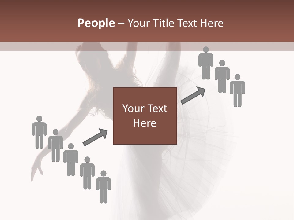 Woman Pose Cool PowerPoint Template