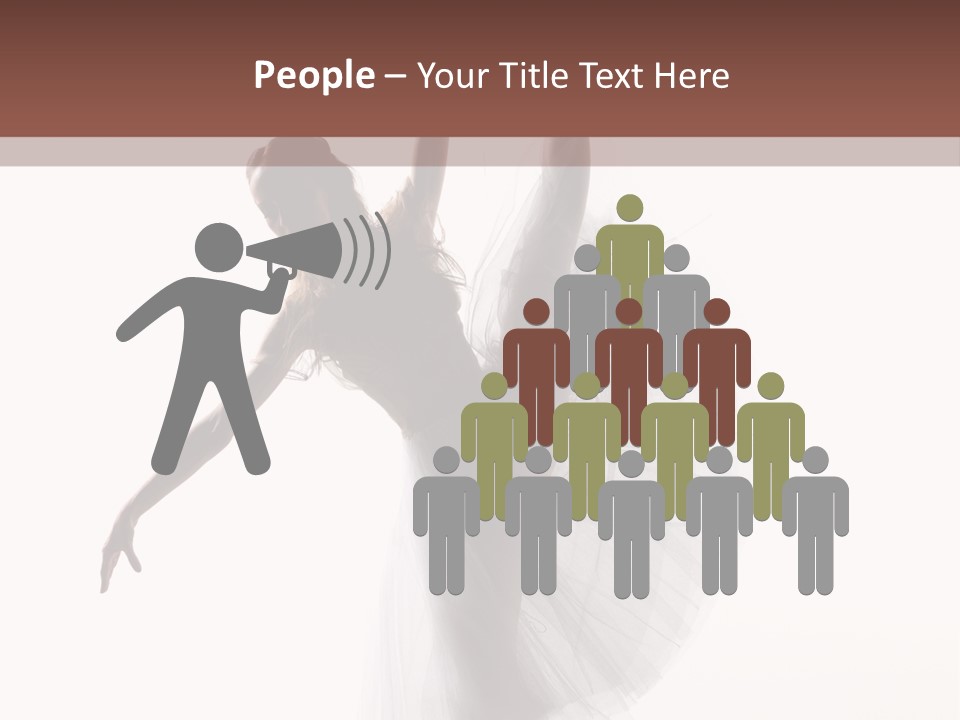 Woman Pose Cool PowerPoint Template