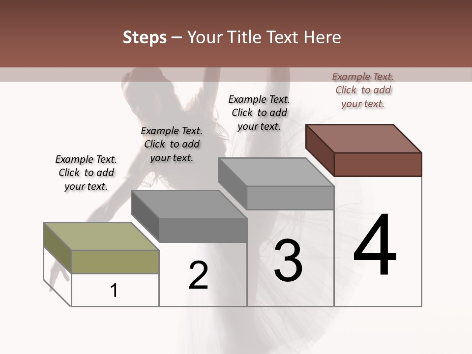 Woman Pose Cool PowerPoint Template