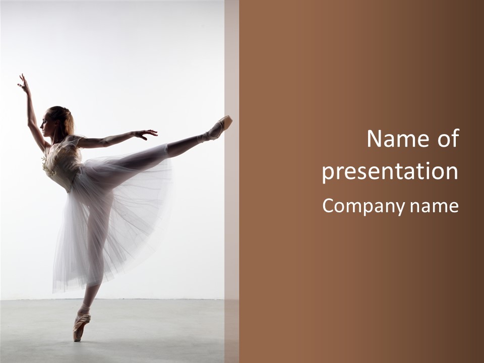 Jump Performer Active PowerPoint Template