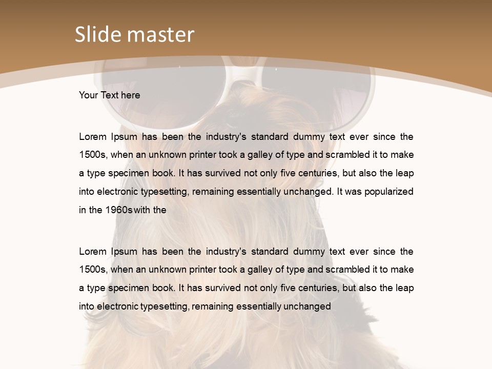 Animal View Canine PowerPoint Template
