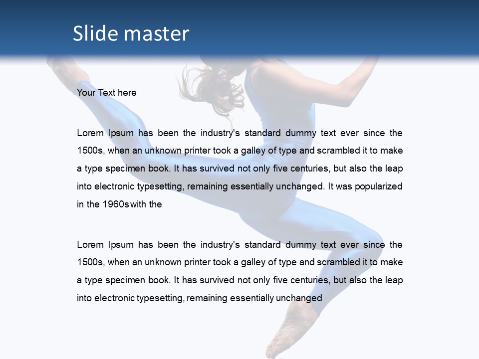 Sporty Attractive Active PowerPoint Template