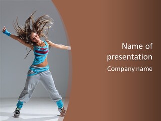 Moving Color Dance PowerPoint Template