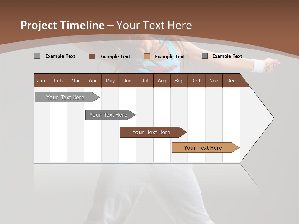 Moving Color Dance PowerPoint Template