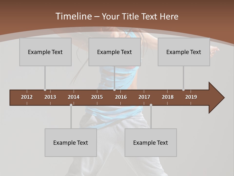 Moving Color Dance PowerPoint Template