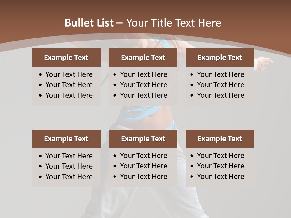 Moving Color Dance PowerPoint Template