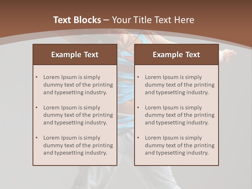 Moving Color Dance PowerPoint Template