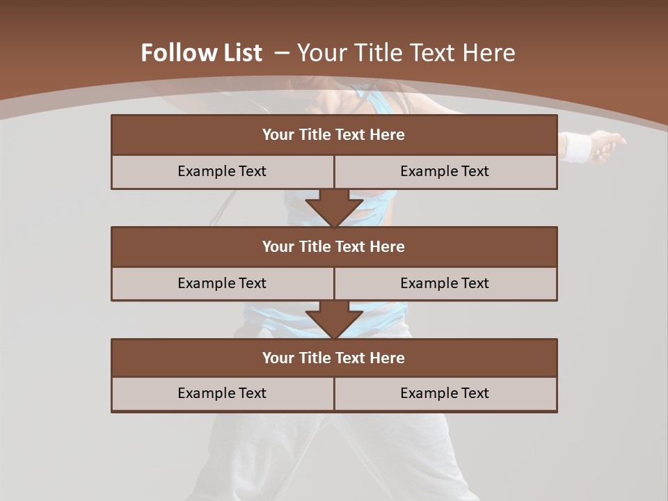 Moving Color Dance PowerPoint Template