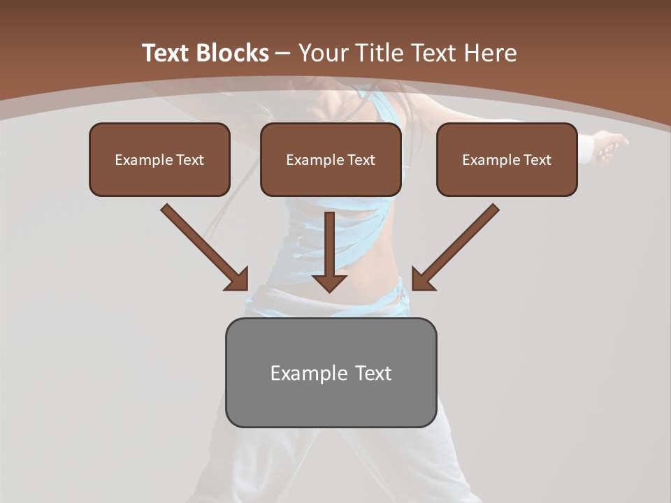 Moving Color Dance PowerPoint Template