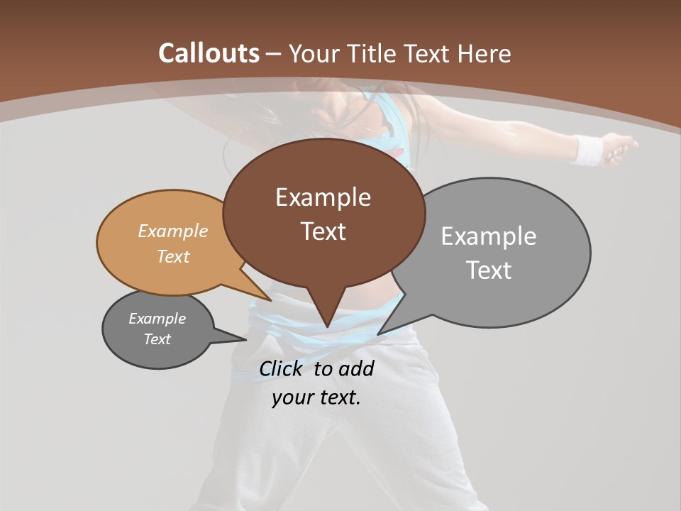 Moving Color Dance PowerPoint Template