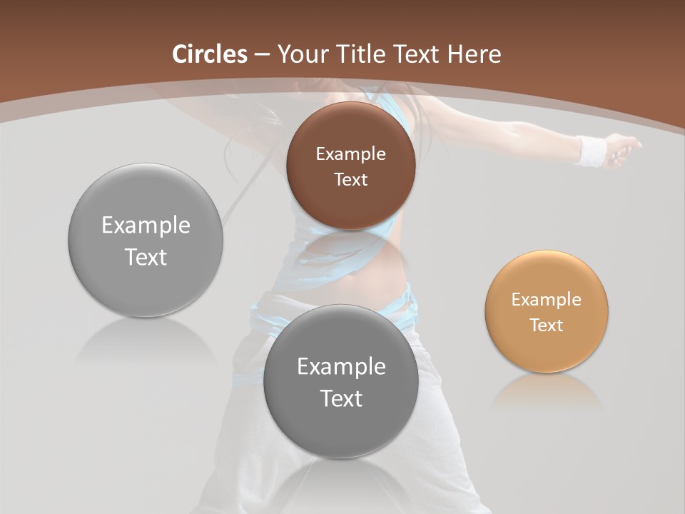 Moving Color Dance PowerPoint Template