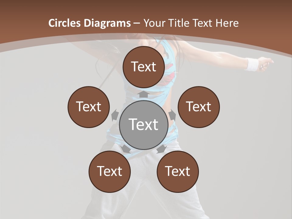 Moving Color Dance PowerPoint Template