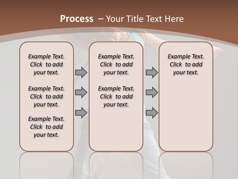 Moving Color Dance PowerPoint Template