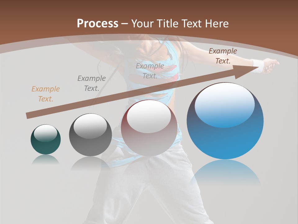 Moving Color Dance PowerPoint Template
