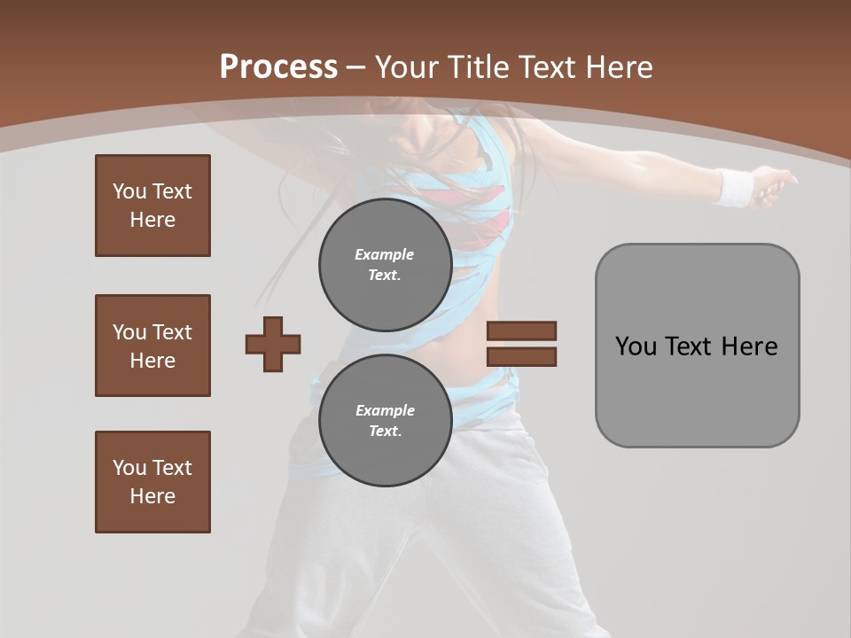 Moving Color Dance PowerPoint Template