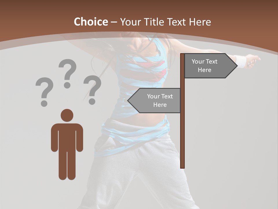 Moving Color Dance PowerPoint Template
