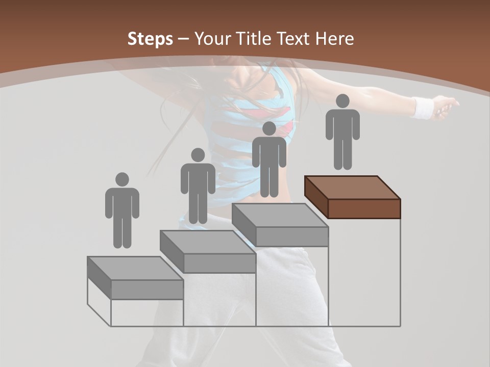Moving Color Dance PowerPoint Template