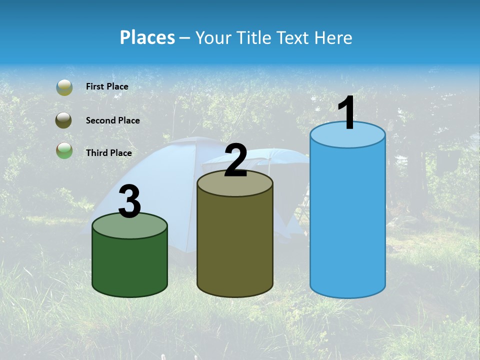 Blue Recreation Marquee PowerPoint Template