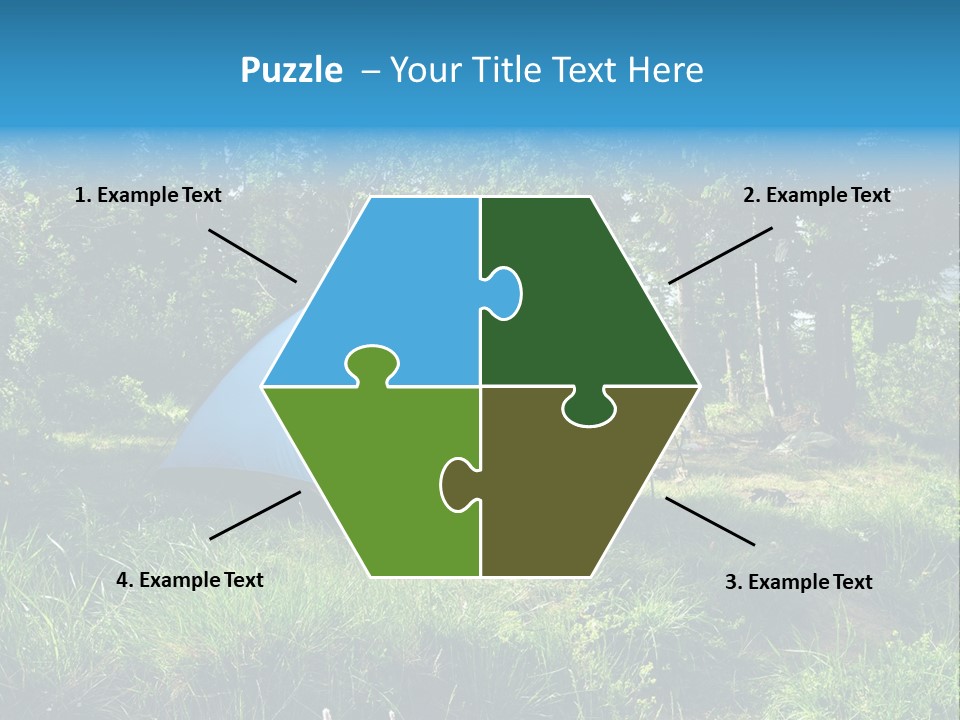 Blue Recreation Marquee PowerPoint Template