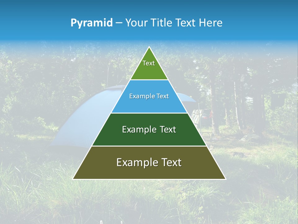 Blue Recreation Marquee PowerPoint Template