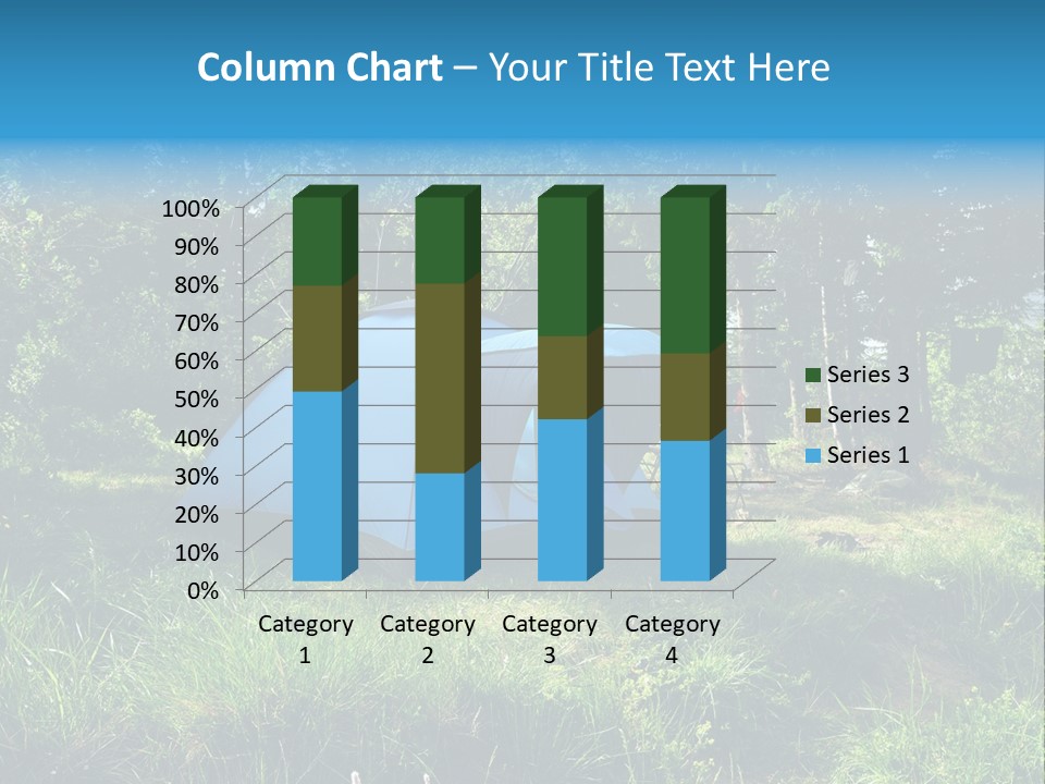 Blue Recreation Marquee PowerPoint Template