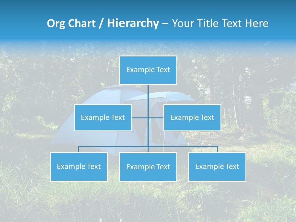 Blue Recreation Marquee PowerPoint Template