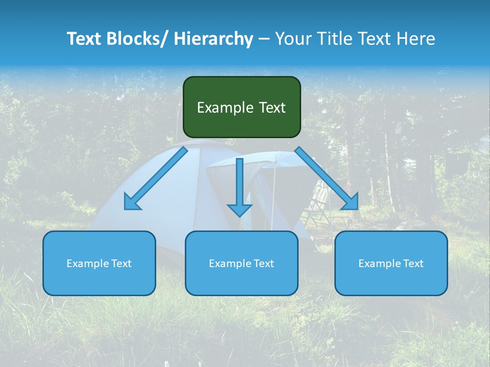 Blue Recreation Marquee PowerPoint Template