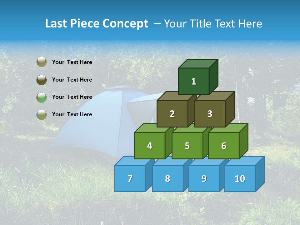 Blue Recreation Marquee PowerPoint Template