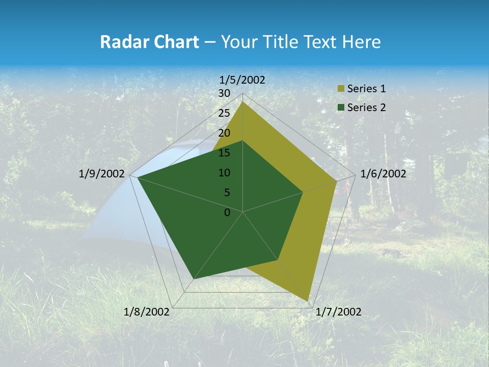 Blue Recreation Marquee PowerPoint Template