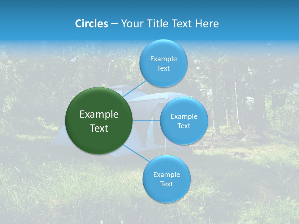 Blue Recreation Marquee PowerPoint Template