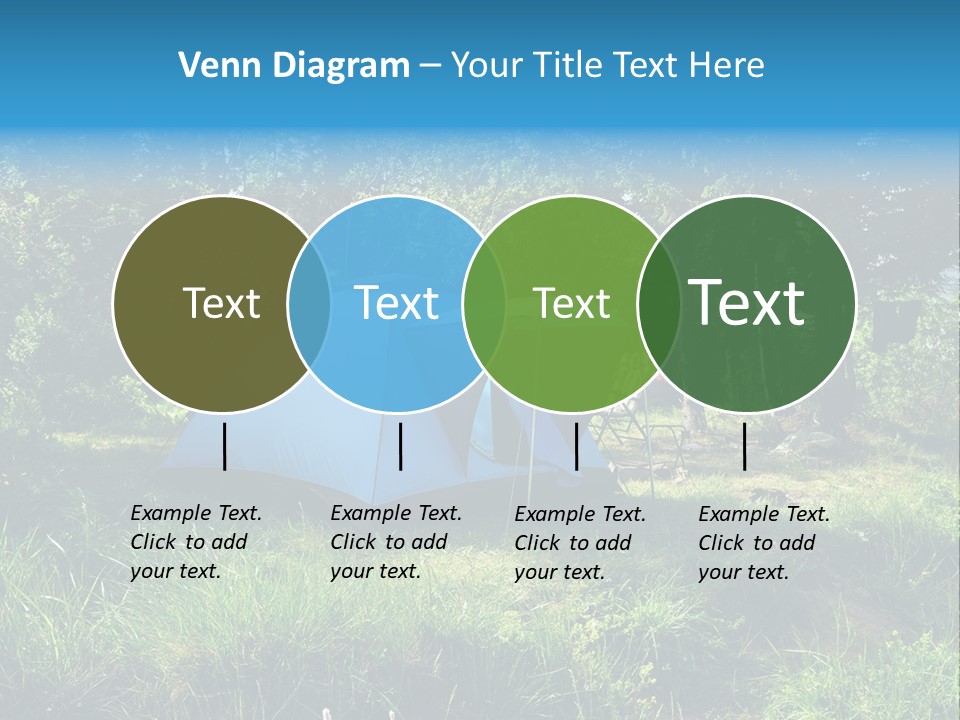 Blue Recreation Marquee PowerPoint Template