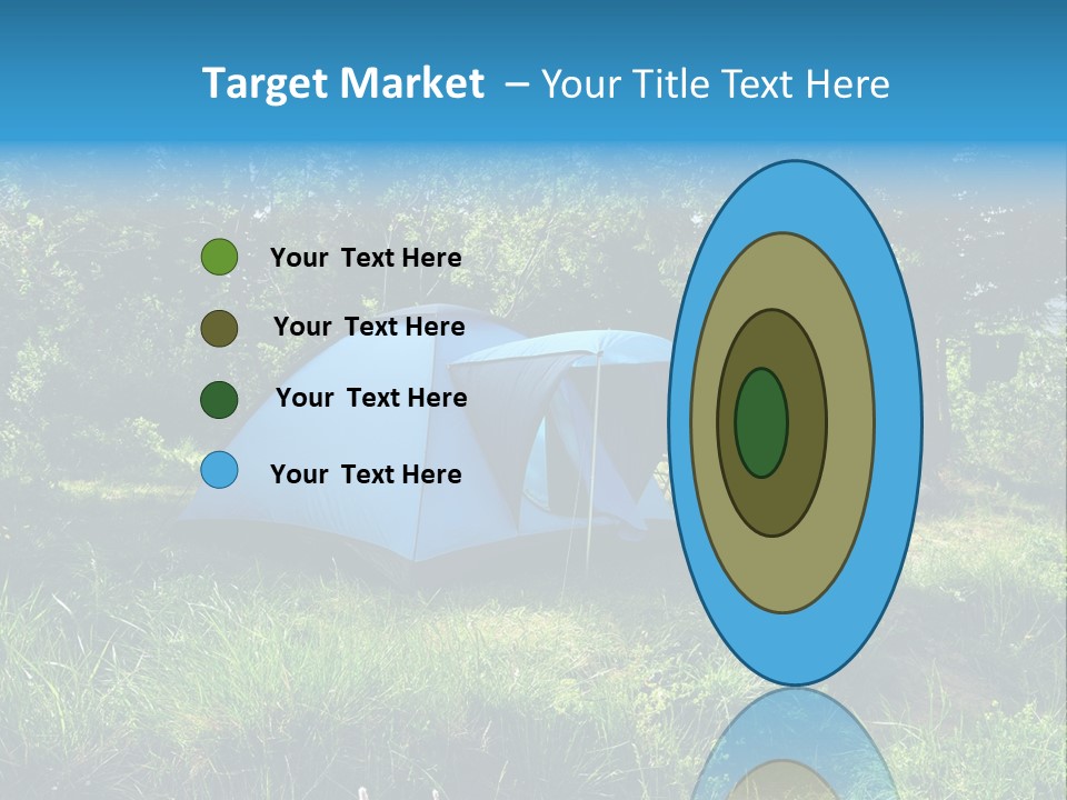 Blue Recreation Marquee PowerPoint Template