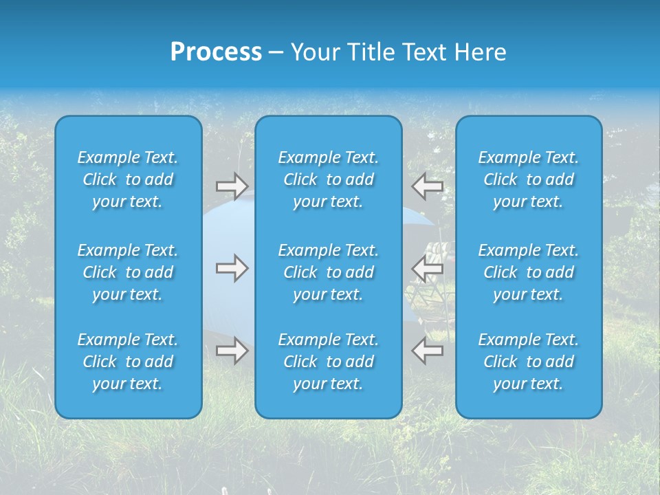 Blue Recreation Marquee PowerPoint Template