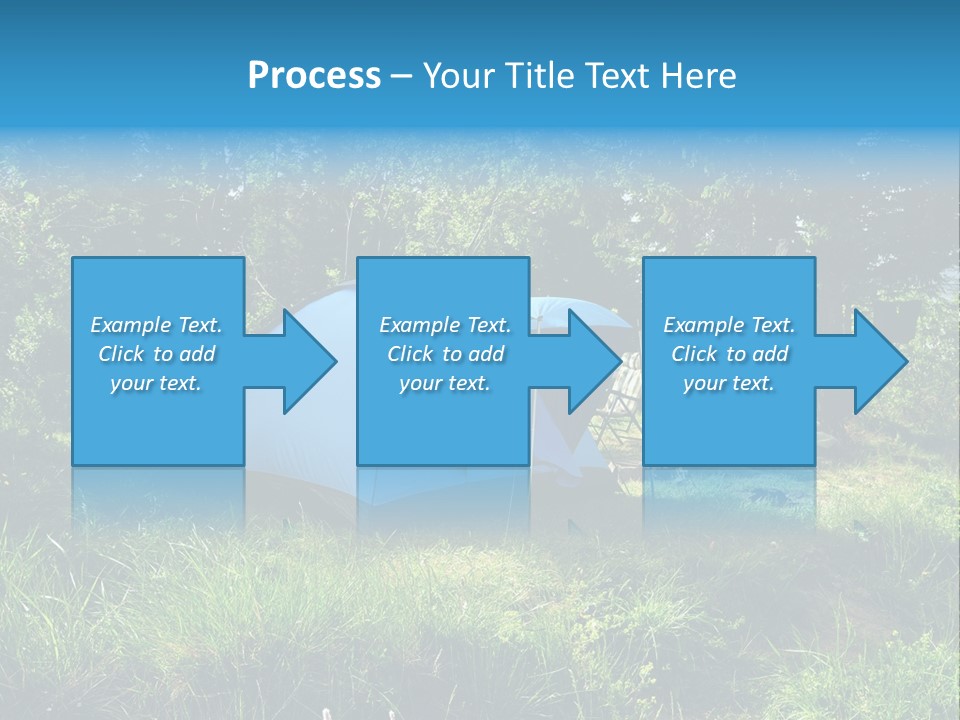 Blue Recreation Marquee PowerPoint Template
