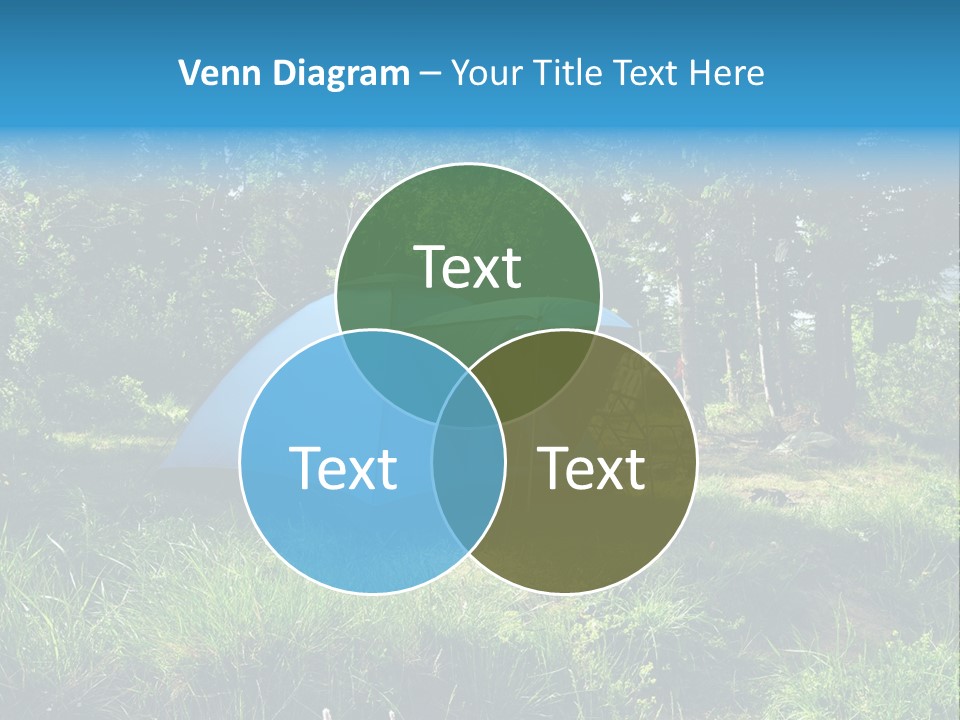 Blue Recreation Marquee PowerPoint Template