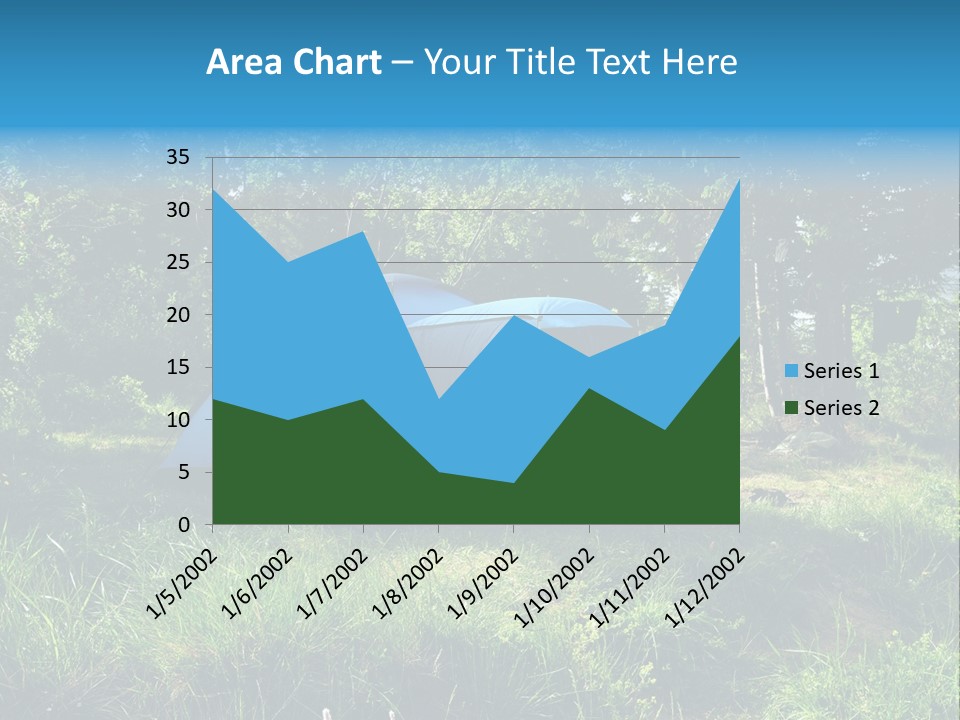 Blue Recreation Marquee PowerPoint Template