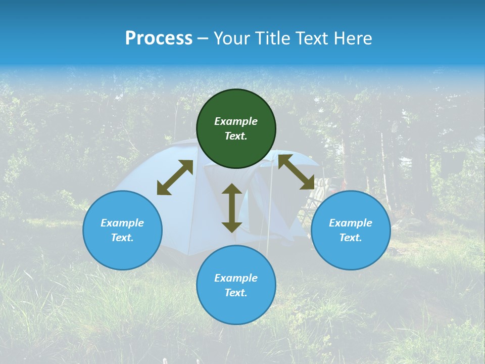 Blue Recreation Marquee PowerPoint Template