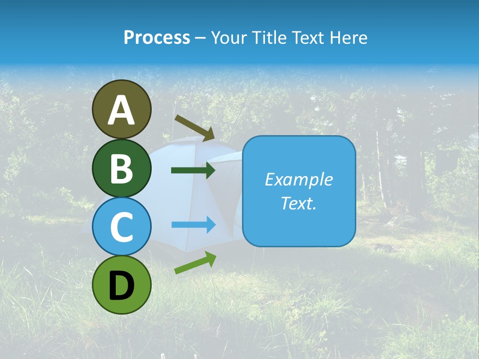 Blue Recreation Marquee PowerPoint Template