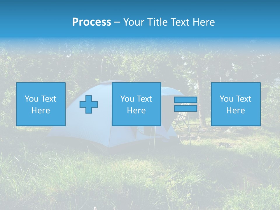 Blue Recreation Marquee PowerPoint Template