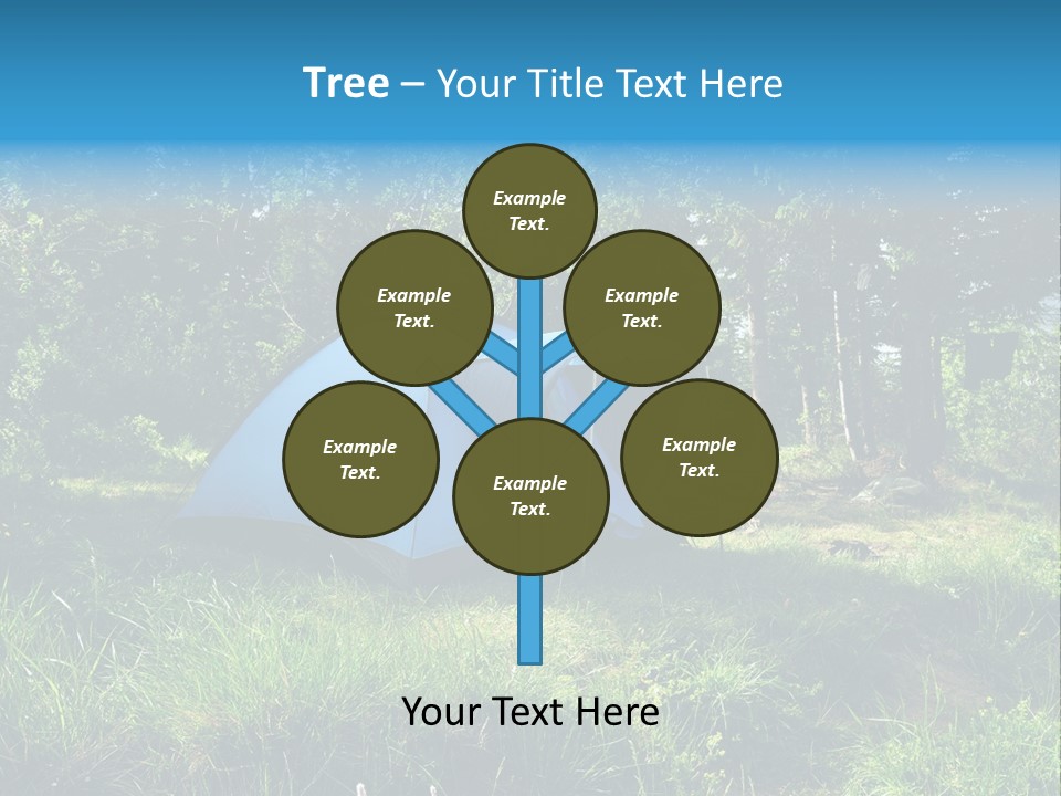 Blue Recreation Marquee PowerPoint Template