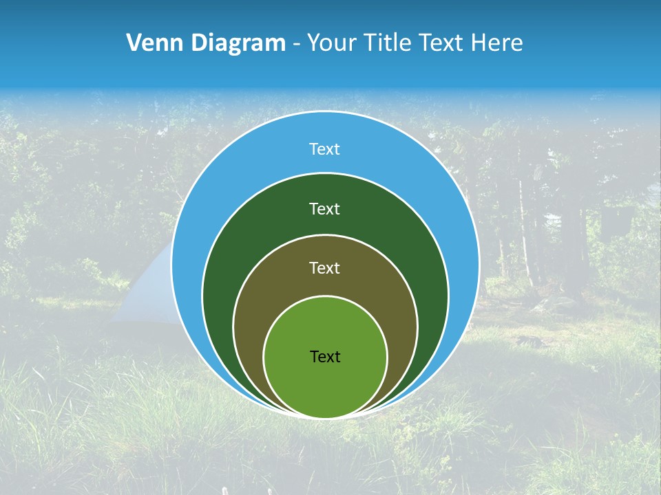 Blue Recreation Marquee PowerPoint Template