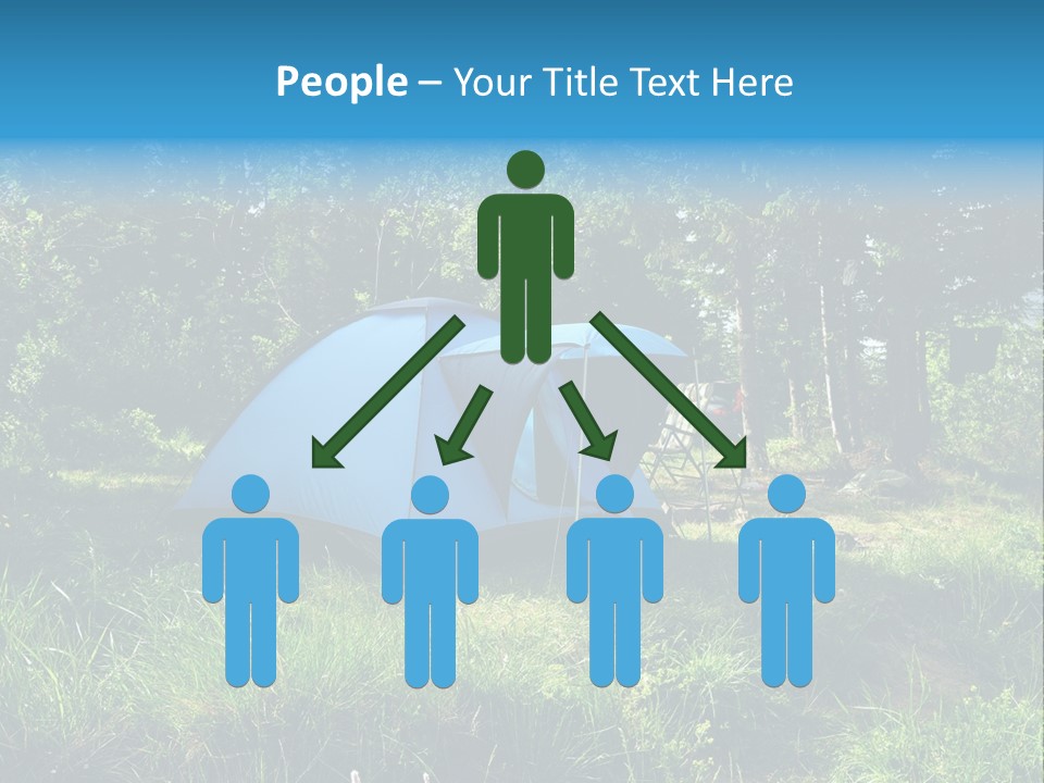 Blue Recreation Marquee PowerPoint Template