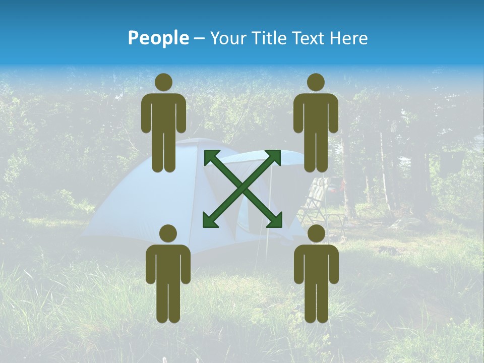 Blue Recreation Marquee PowerPoint Template