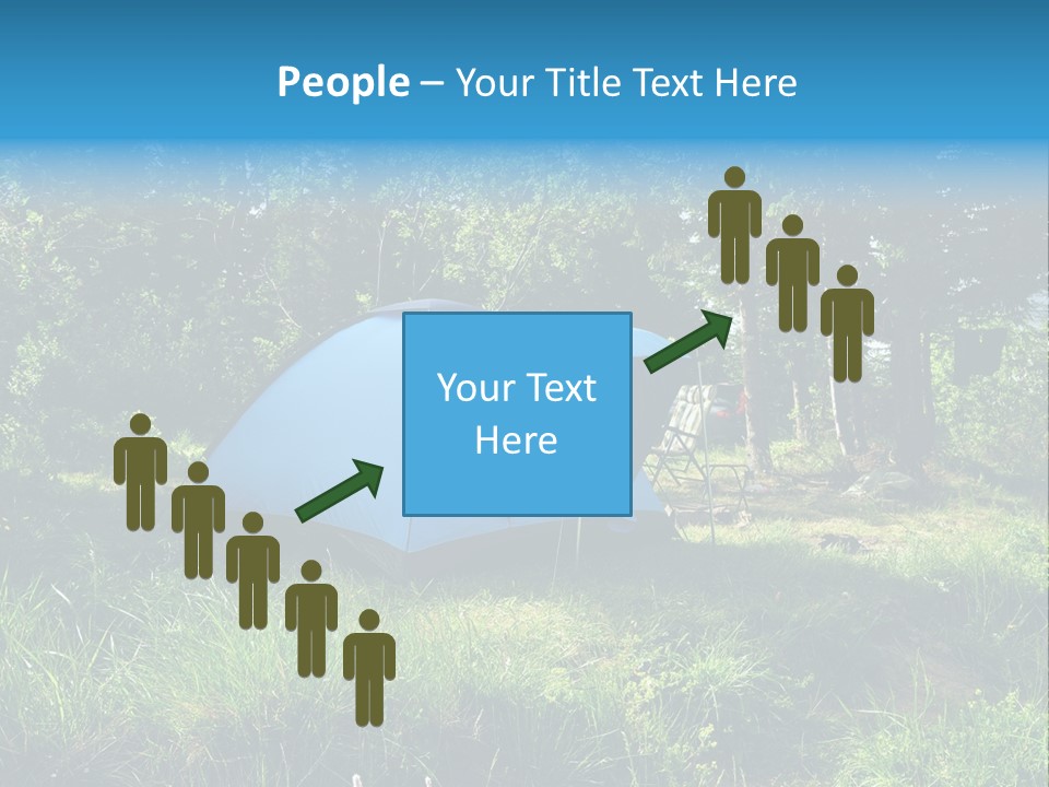 Blue Recreation Marquee PowerPoint Template